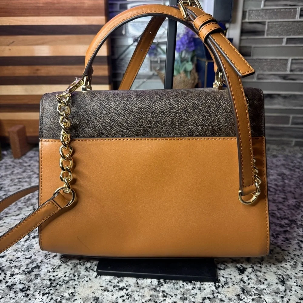 Michael Kors | Sloan Medium Top Handle Satchel Bag With A Crossbody Strap
